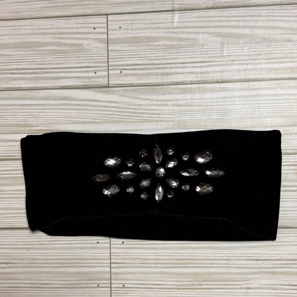 Winter Cold Weather Bejeweled Design Headband Fashion Accessory